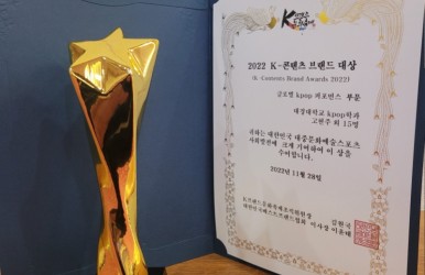 2022 K-브랜드문화축제 "글로벌 K-POP 퍼포먼스 상 ..